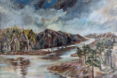 Карелия. 2018 г., 50х70. Холст, масло