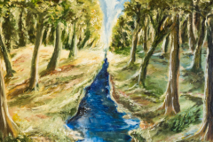 Ручеёк. 2013 г. 50х70. Холст, масло.