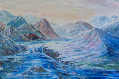 Горная фантазия. 2015 г. 110х80. Холст, масло.